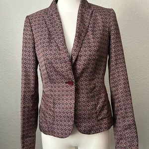 Luxurious Medallion Print Blazer Jacket from The Limited - size XS